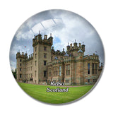 Scotland Kelso Floors Castle & Gardens UK England 3D Fridge Magnet Crystal Glass