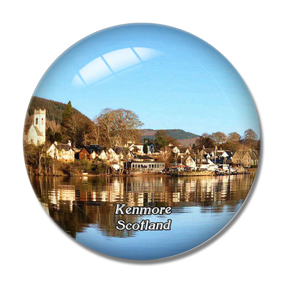 Scotland Kenmore Loch Tay Safaris UK England 3D Fridge Magnet Crystal Glass