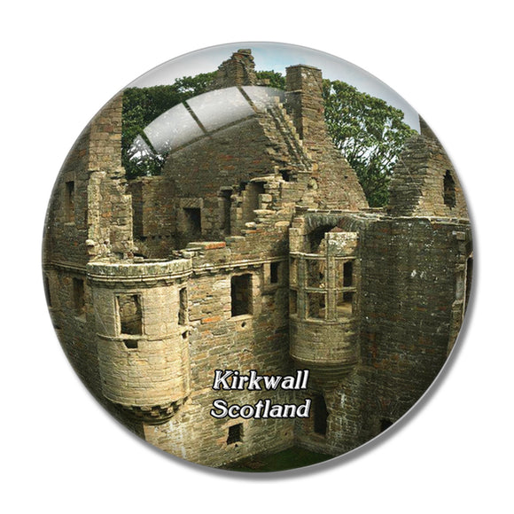 Scotland Kirkwall The Earl's Palace UK England 3D Fridge Magnet Crystal Glass