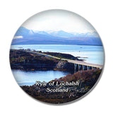 Scotland Kyle of Lochalsh Kyle Line UK England 3D Fridge Magnet Crystal Glass