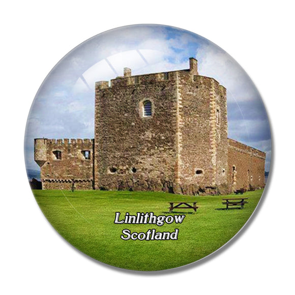 Scotland Linlithgow Blackness Castle UK England 3D Fridge Magnet Crystal Glass