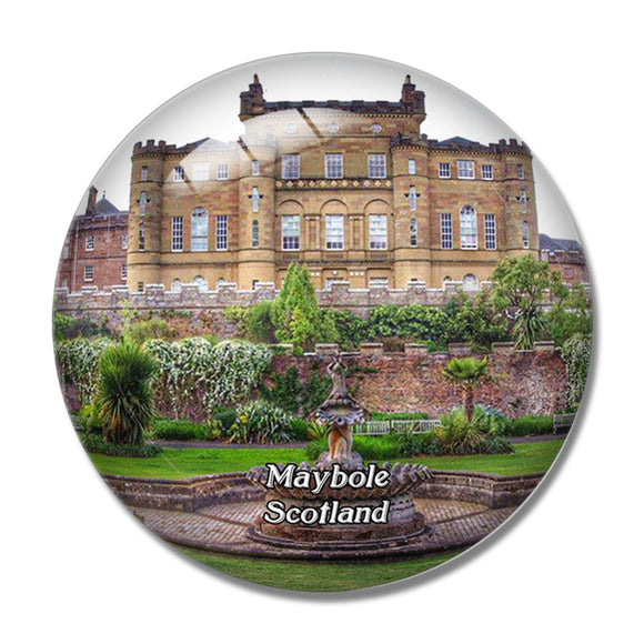 Scotland Maybole Culzean Castle and Country Park UK England 3D Fridge Magnet Crystal Glass