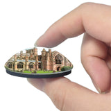 Scotland Melrose Abbey UK England 3D Fridge Magnet Crystal Glass