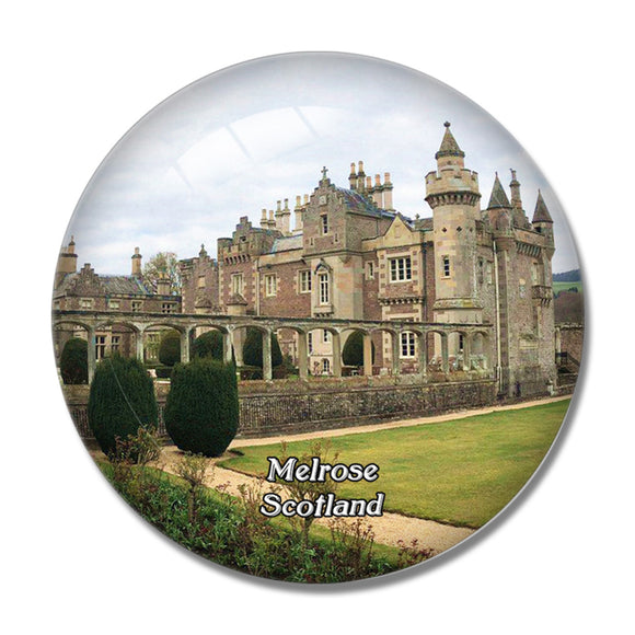 Scotland Melrose Abbots House UK England 3D Fridge Magnet Crystal Glass