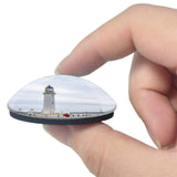 Scotland Mull of Galloway Lighthouse UK England 3D Fridge Magnet Crystal Glass