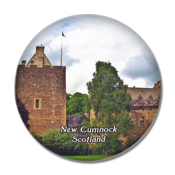 Scotland New Cumnock Dean Castle and Country Park UK England 3D Fridge Magnet Crystal Glass