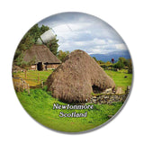 Scotland Newtonmore Highland Folk Museum UK England 3D Fridge Magnet Crystal Glass