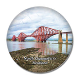 Scotland North Queensferry Forth Bridge UK England 3D Fridge Magnet Crystal Glass