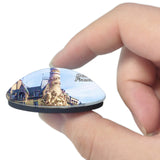 France Square Reims 3D Fridge Magnet Crystal Glass