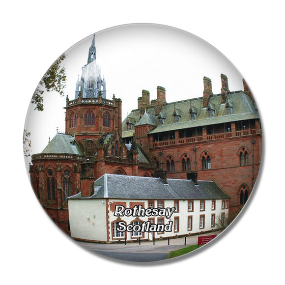 Scotland Rothesay Mount Stuart UK England 3D Fridge Magnet Crystal Glass