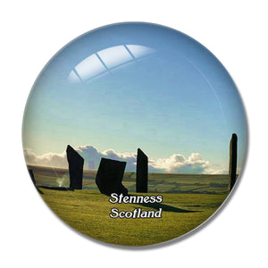 Scotland Standing Stones of Stenness UK England 3D Fridge Magnet Crystal Glass