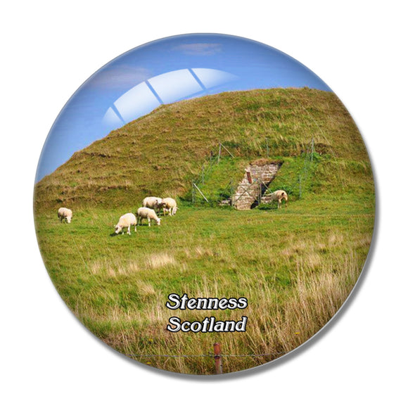 Scotland Stenness Maeshowe UK England 3D Fridge Magnet Crystal Glass