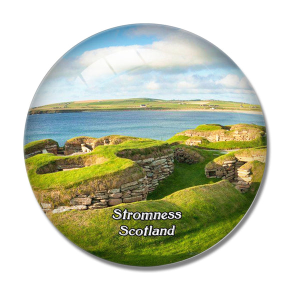 Scotland Stromness Skara Brae UK England 3D Fridge Magnet Crystal Glass