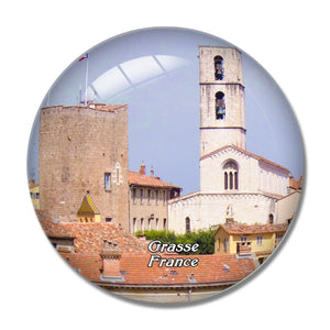 France St Paul-de-Vence Grasse 3D Fridge Magnet Crystal Glass