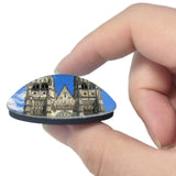 France St. Gatien Cathedral Tours 3D Fridge Magnet Crystal Glass