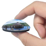 Scotland The Scottish Crannog Centre UK England 3D Fridge Magnet Crystal Glass