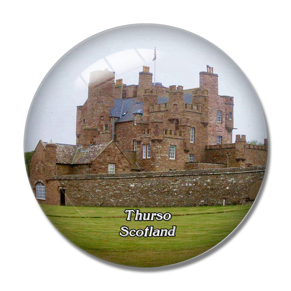 Scotland Thurso The Castle and Gardens of Mey UK England 3D Fridge Magnet Crystal Glass