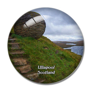 Scotland Ullapool Knockan Crag National Nature Reserve UK England 3D Fridge Magnet Crystal Glass