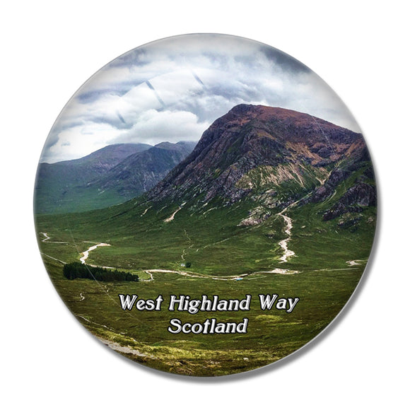 Scotland West Highland Way UK England 3D Fridge Magnet Crystal Glass