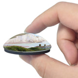 Sea Seven Sisters Country Park UK England 3D Fridge Magnet Crystal Glass