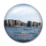 Seahouses Billy Shiel's Boat Trips UK England 3D Fridge Magnet Crystal Glass