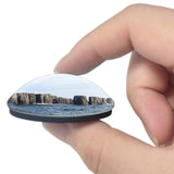 Seahouses Billy Shiel's Boat Trips UK England 3D Fridge Magnet Crystal Glass