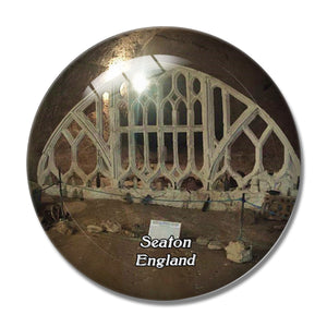 Seaton Beer Quarry Caves UK England 3D Fridge Magnet Crystal Glass