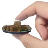 Sherborne Abbey UK England 3D Fridge Magnet Crystal Glass