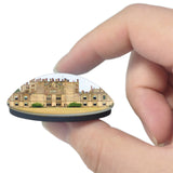 Sherborne Castle & Gardens UK England 3D Fridge Magnet Crystal Glass