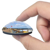 Sheringham Beach UK England 3D Fridge Magnet Crystal Glass