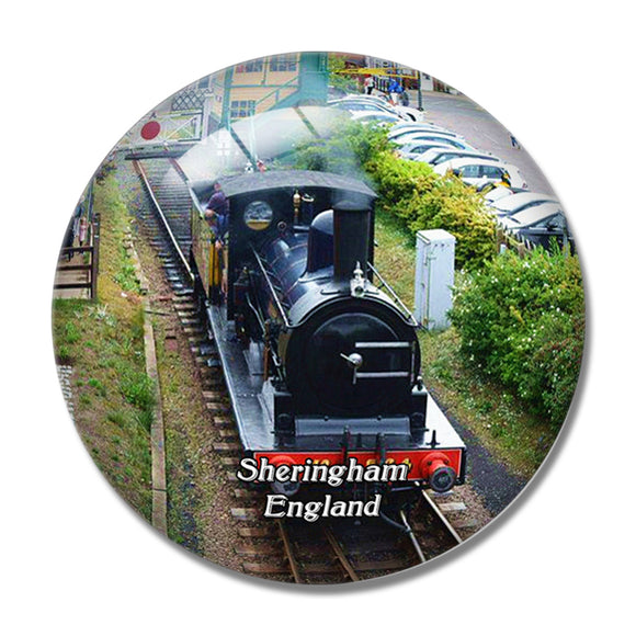 Sheringham North Norfolk Railway UK England 3D Fridge Magnet Crystal Glass