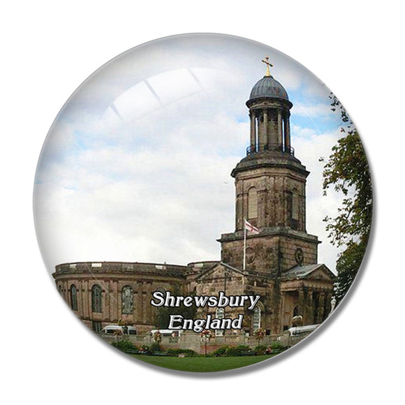 Shrewsbury The Quarry UK England 3D Fridge Magnet Crystal Glass