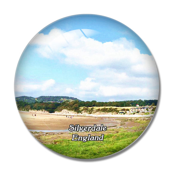 Silverdale RSPB Leighton Moss Nature Reserve UK England 3D Fridge Magnet Crystal Glass