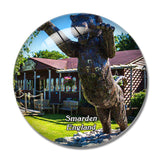 Smarden The Big Cat Sanctuary UK England 3D Fridge Magnet Crystal Glass