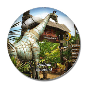 Solihull Akamba Garden Centre UK England 3D Fridge Magnet Crystal Glass