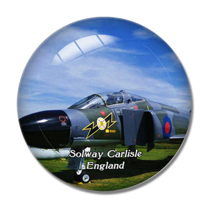 Solway Carlisle Aviation Museum UK England 3D Fridge Magnet Crystal Glass