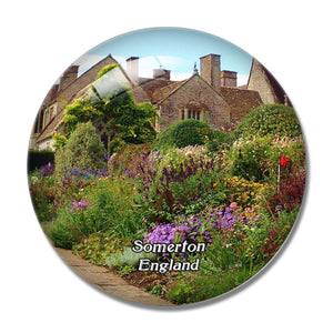 Somerton Lytes Cary Manor National Trust UK England 3D Fridge Magnet Crystal Glass