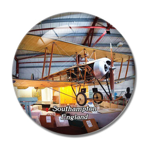 Southampton Solent Sky Museum UK England 3D Fridge Magnet Crystal Glass