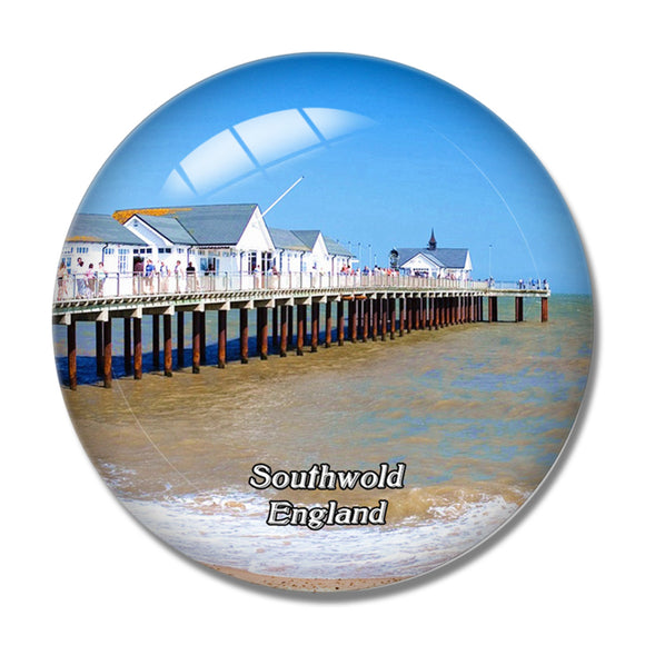 Southwold Pier UK England 3D Fridge Magnet Crystal Glass