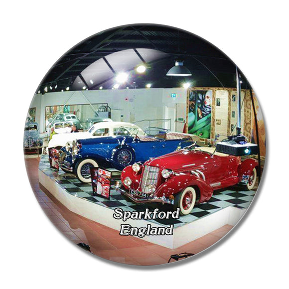 Spark Haynes International Motor Museum UK England 3D Fridge Magnet Crystal Glass