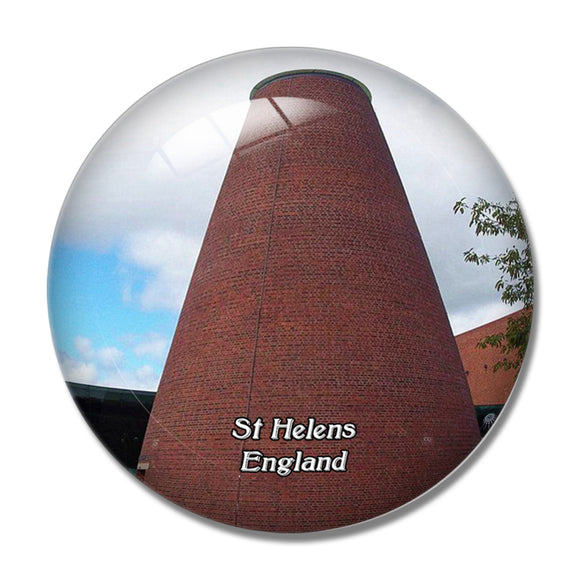 St Helens The World of Glass UK England 3D Fridge Magnet Crystal Glass