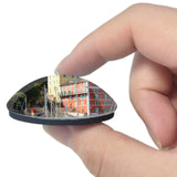 France The old Port Bastia 3D Fridge Magnet Crystal Glass