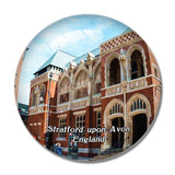 Strat-upon-Avon Swan Theatre UK England 3D Fridge Magnet Crystal Glass