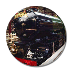 Swindon STEAM Museum of the Great Western Railway UK England 3D Fridge Magnet Crystal Glass