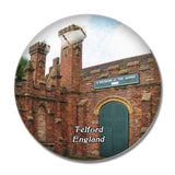 Tel Ironbridge Gorge Museums UK England 3D Fridge Magnet Crystal Glass