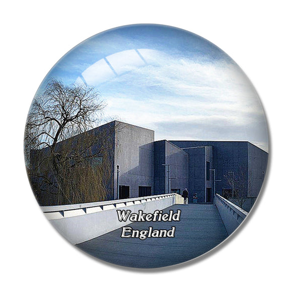 The Hepworth Wakefield UK England 3D Fridge Magnet Crystal Glass