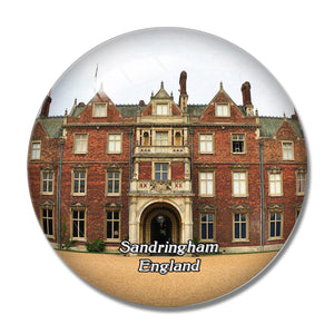 The Sandringham Estate UK England 3D Fridge Magnet Crystal Glass