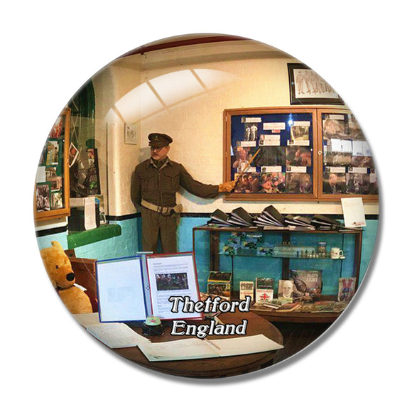 Thet Dad's Army Museum UK England 3D Fridge Magnet Crystal Glass