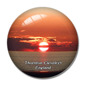 Thornton Cleveleys Front UK England 3D Fridge Magnet Crystal Glass