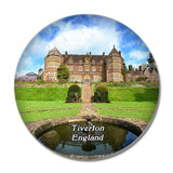 Tiverton Knightshayes court UK England 3D Fridge Magnet Crystal Glass